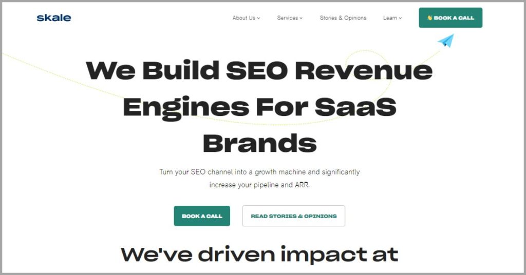 Best saas seo agencies - Skale